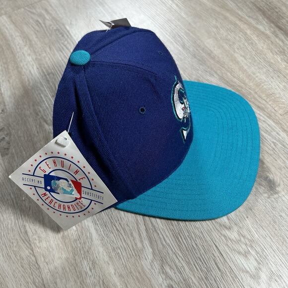 Vintage American Needle Seattle Mariners Hat Snapback MLB Baseball Blue Cap - Picture 9 of 9